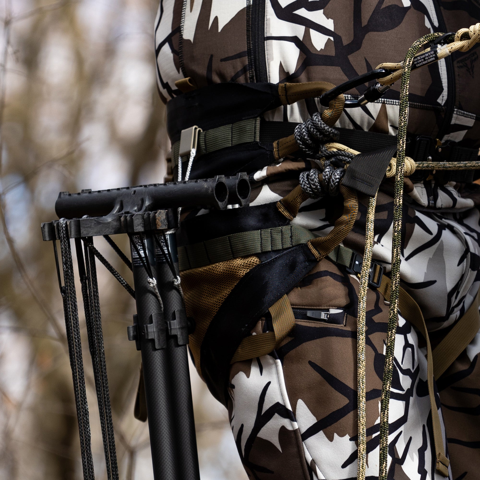 Climbing Stick Clip - Kydex Molle J-Hook
